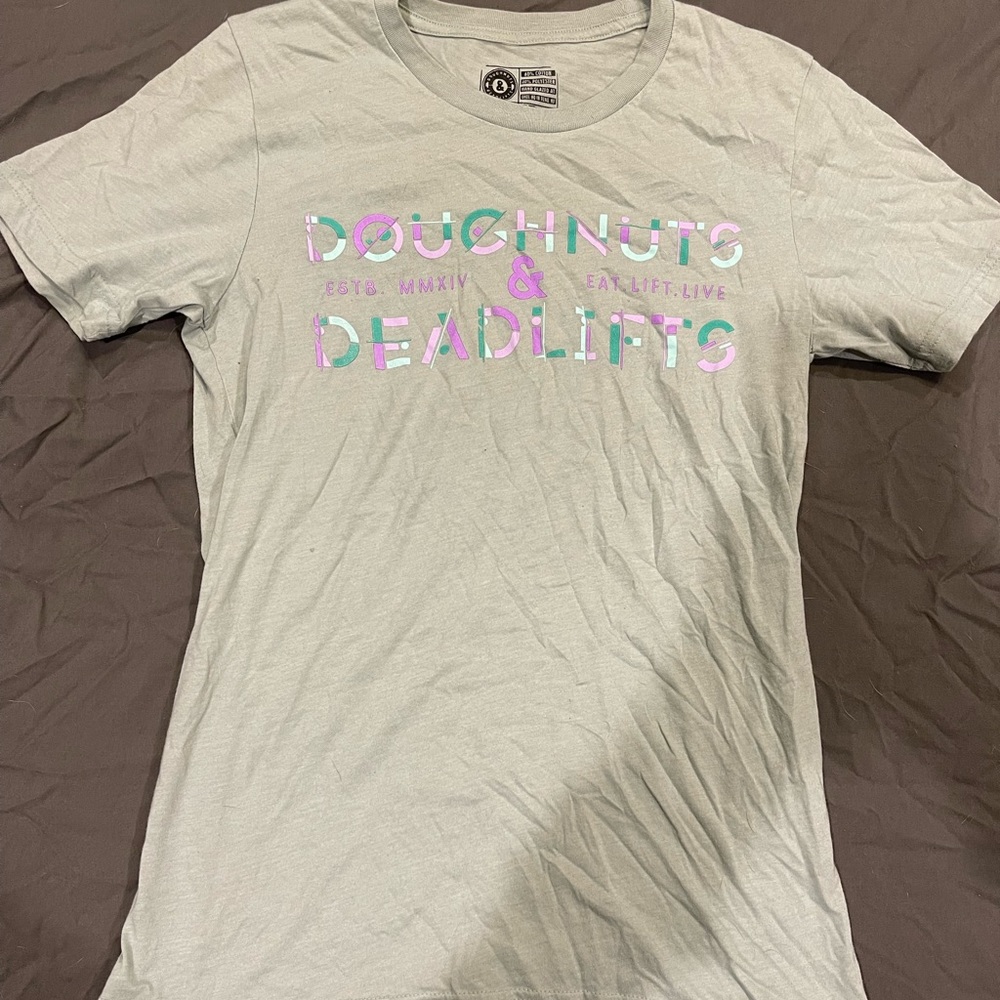 Donuts and deadlifts T-shirt